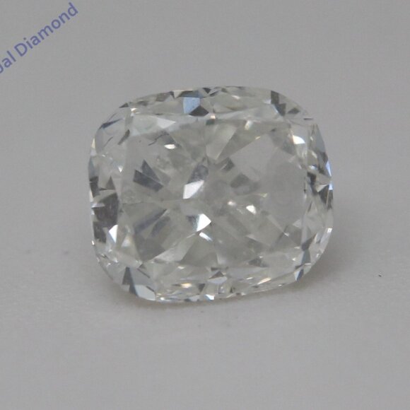 Cushion Natural Diamond Pendant 14K Gold (1.51 Ct H Si1) Egl C54200009 - Picture 3 of 6